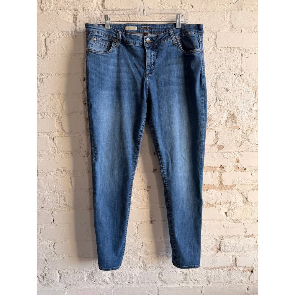 Kut from the Kloth Toothpick Skinny Jeans Women’s 18W Stretch Blue Denim